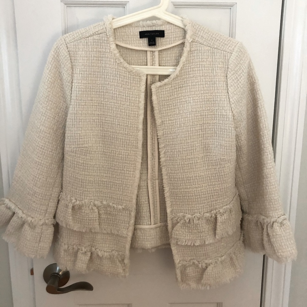 Ann Taylor summer woven blazer (jacket)